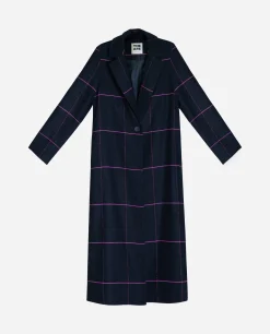 ABRIGO REUNITED · AZUL Y FUCSIA