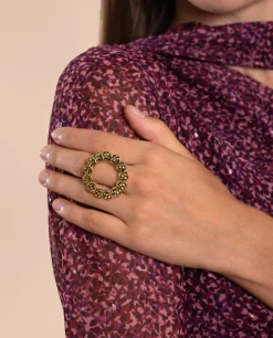 ANILLO CYCLE · ACERO BAÑO ORO