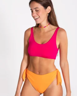 BAÑADOR BUBBALOO · MAGENTA Y NARANJA