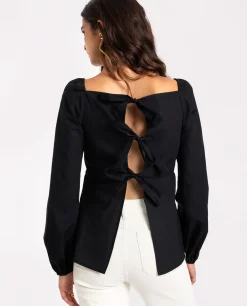BLUSA BOTH WORLDS · NEGRO