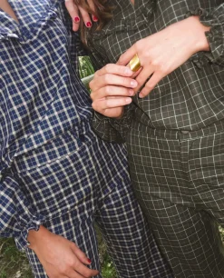 BLUSA CITY FIELDS · AZUL