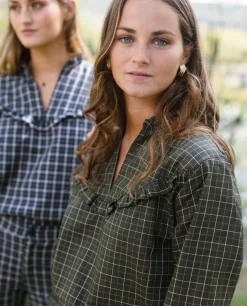 BLUSA CITY FIELDS · AZUL