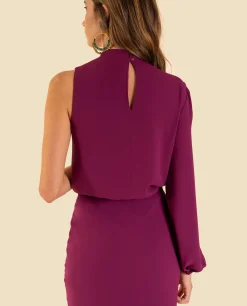 BLUSA MRS. ARRIAGA · CIRUELA