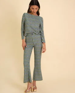 BLUSA MRS. JUÁREZ · PRINT VERDE