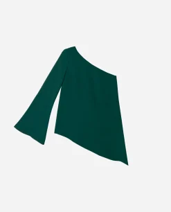 BLUSA MRS. OLMOS · VERDE BOTELLA