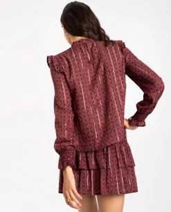 BLUSA TOGETHER AS ONE · BURDEOS