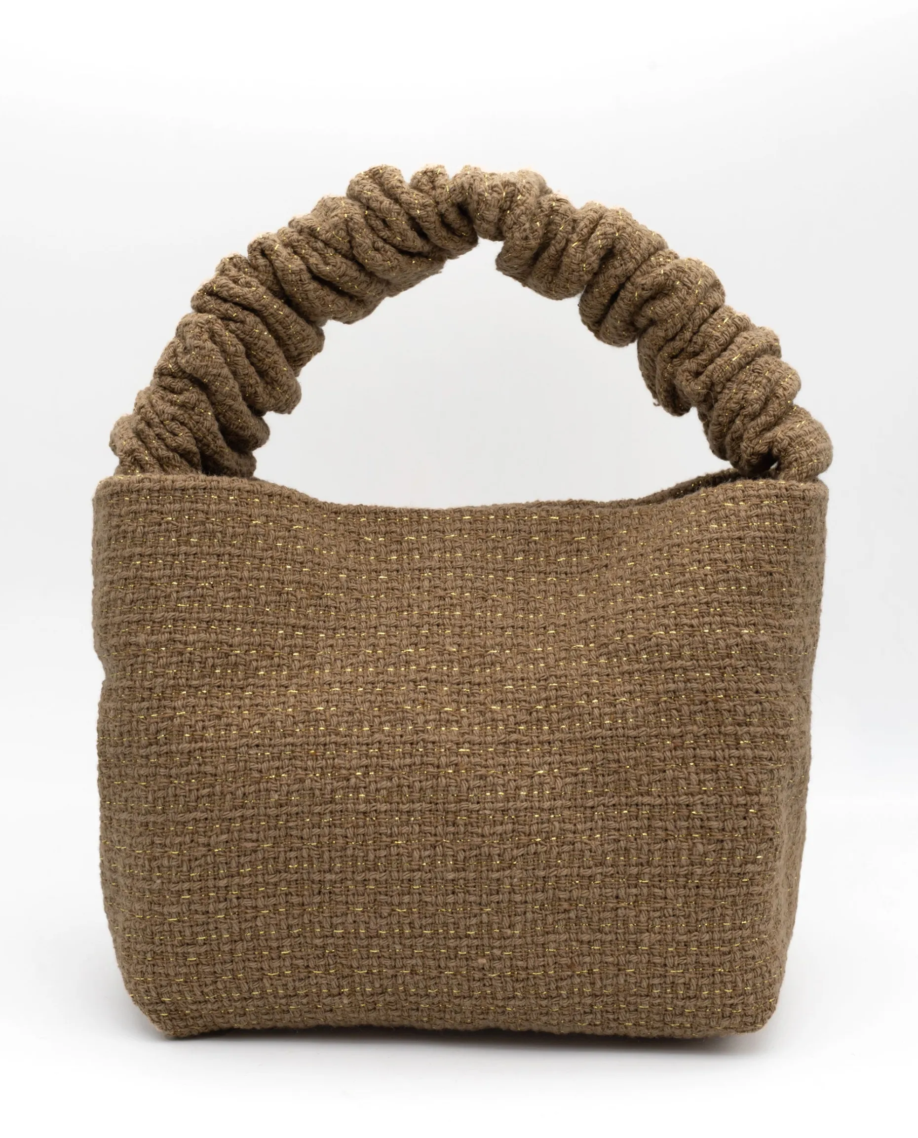 BOLSO GALA LUREX · CAMEL