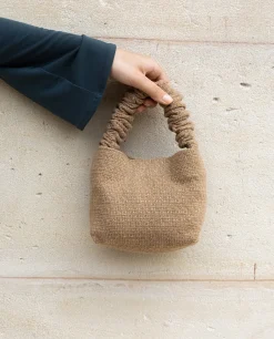 BOLSO GALA LUREX · CAMEL