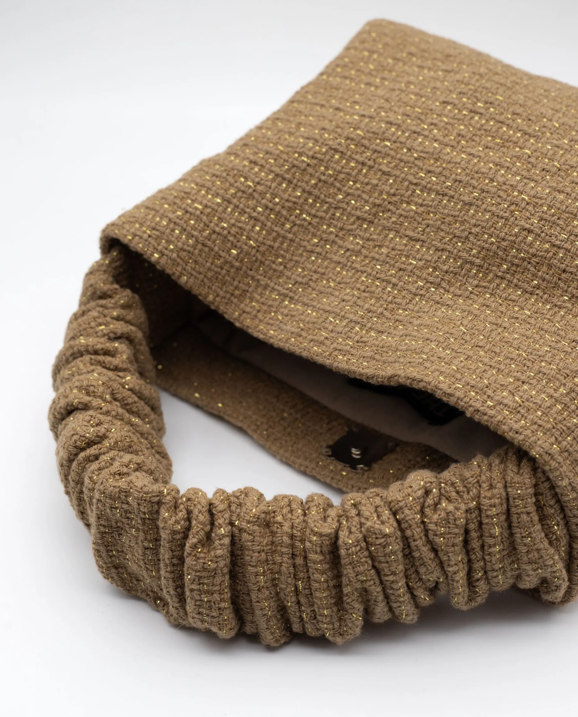 BOLSO GALA LUREX · CAMEL