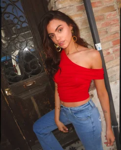 CAMISETA AMELIA · ROJO