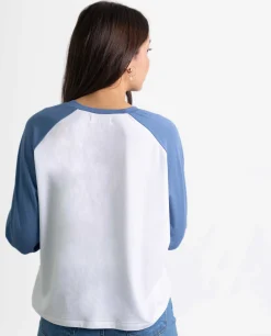 CAMISETA BIKE RIDE · BLANCO Y AZUL