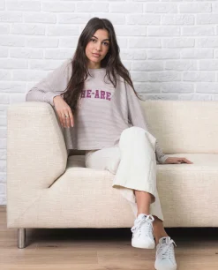 CAMISETA OWN ROAD · ROSA Y CRUDO