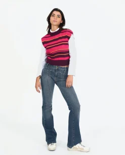 CHALECO COOL WINTER · MORADO Y NARANJA