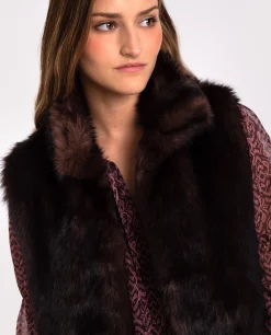 CHALECO MAKE A WAY · NEGRO Y MARRÓN