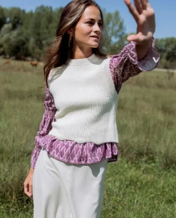 CHALECO UPTOWN GIRLS · BEIGE