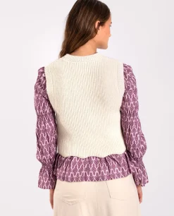 CHALECO UPTOWN GIRLS · BEIGE