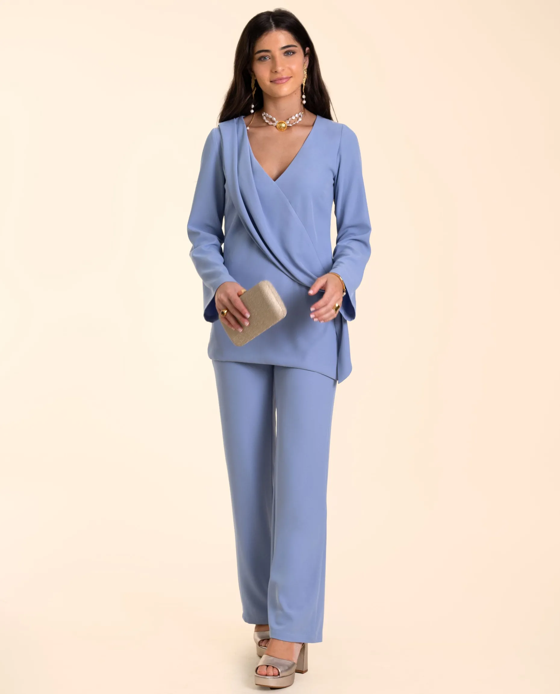 CHAQUETA RONDA · CELESTE