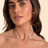 CHOKER DUO PEARLS · BAÑO ORO