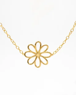 COLLAR BLOOM · BAÑO ORO