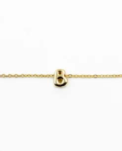 COLLAR LETRA EVERYDAY · PLATA BAÑO ORO