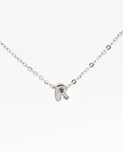 COLLAR LETRA EVERYDAY · PLATA