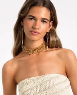 COLLAR RISE · BAÑO ORO