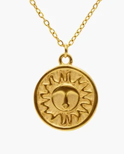 COLLAR SUNNY · ACERO BAÑO ORO