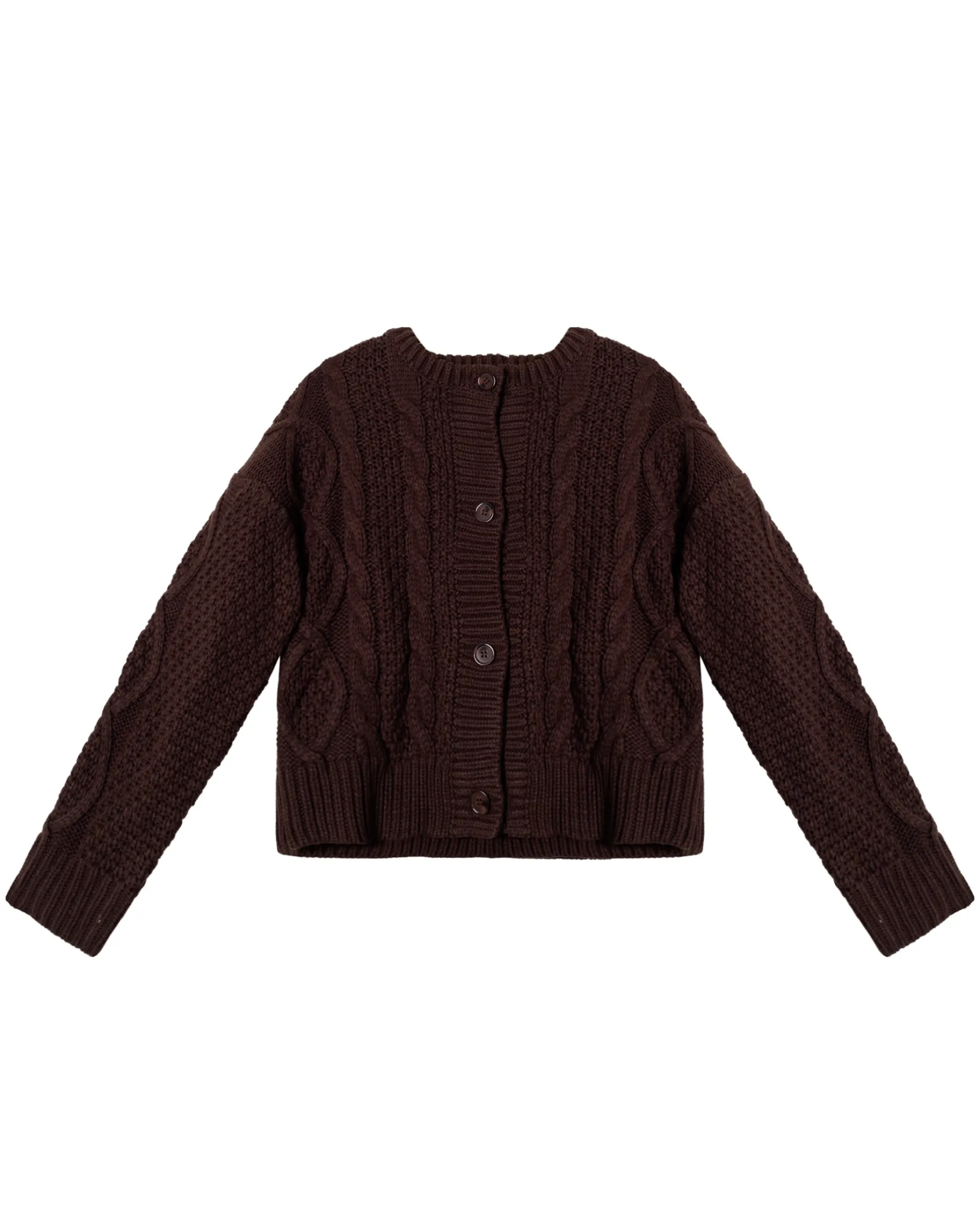 CÁRDIGAN COZY VALLEY · MARRÓN