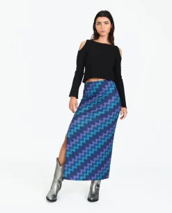 FALDA DECISIONS · ZIGZAG AZUL