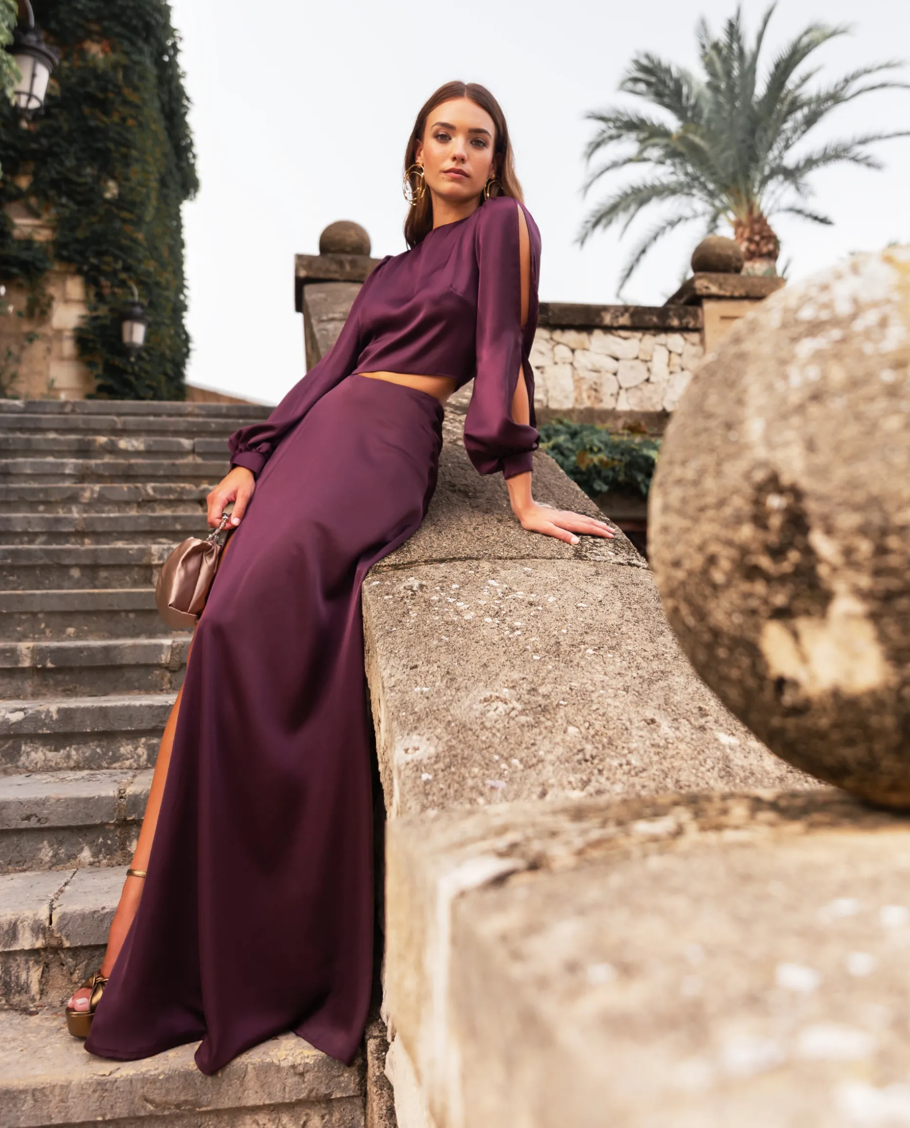 FALDA MRS. VALLEJO · BERENJENA