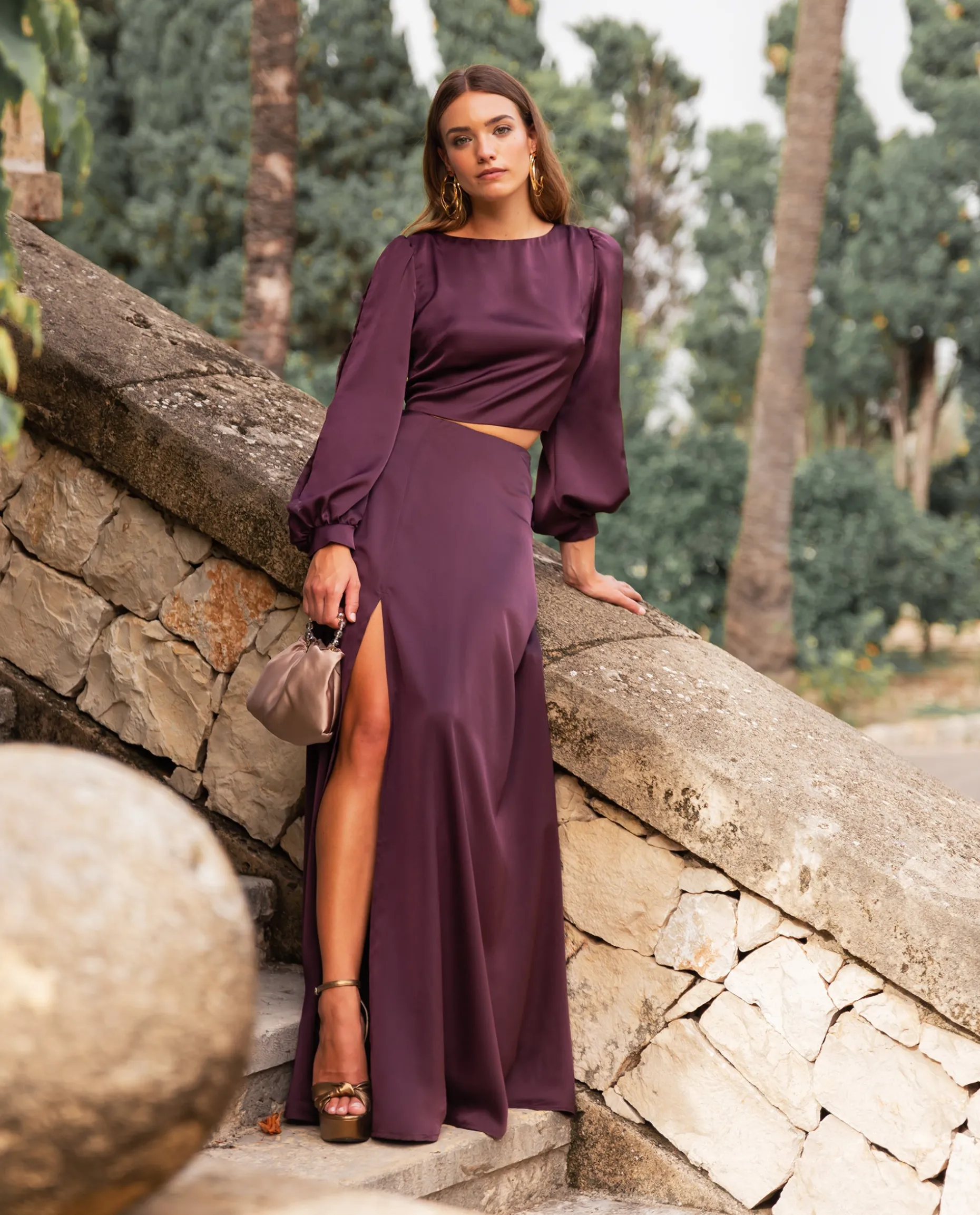 FALDA MRS. VALLEJO · BERENJENA