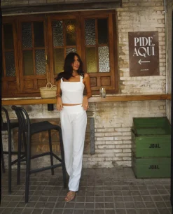 PANTALÓN BRUNA · BLANCO
