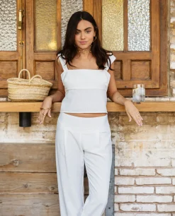 PANTALÓN BRUNA · BLANCO