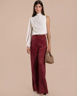 PANTALÓN JULIETTE · BURDEOS