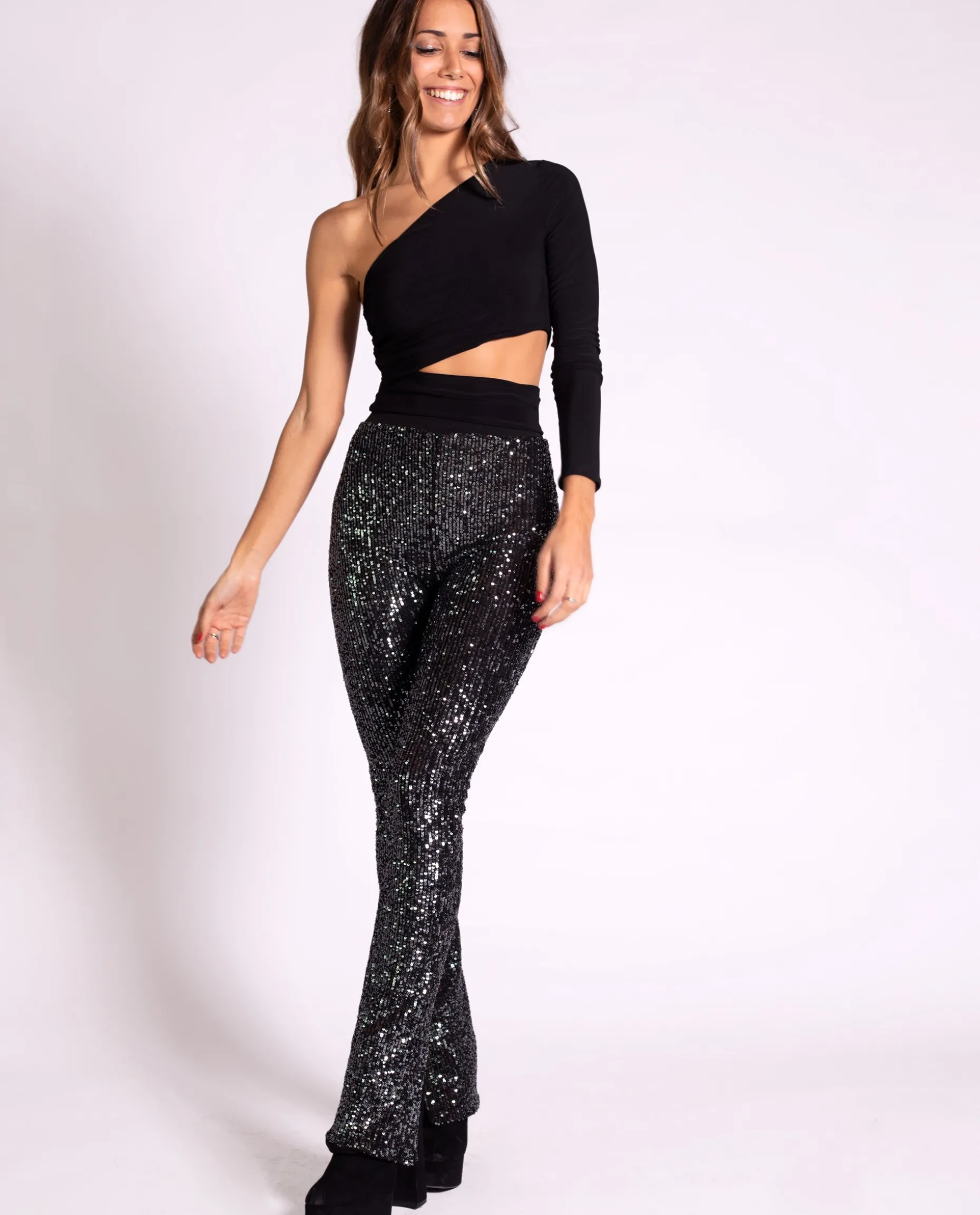 PANTALÓN MIDNIGHT COUNTDOWN · LENTEJUELAS