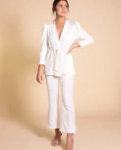 PANTALÓN MRS. HARLEY · BLANCO