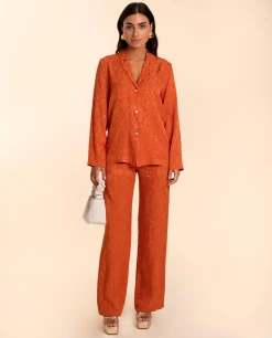 PANTALÓN MRS. ZAHERA · TERRACOTA