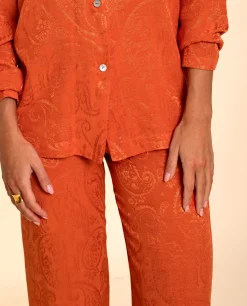 PANTALÓN MRS. ZAHERA · TERRACOTA