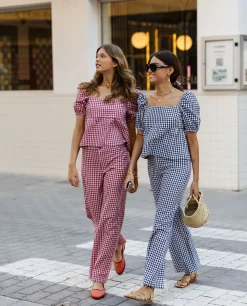 PANTALÓN RITA · NEGRO Y BLANCO