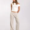 PANTALÓN SINTRA · BLANCO Y BEIGE