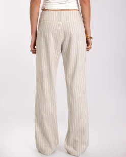 PANTALÓN SINTRA · BLANCO Y BEIGE