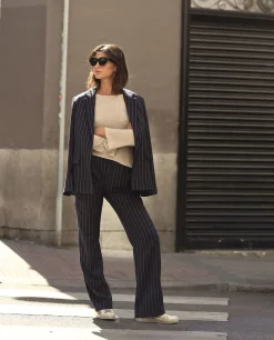 PANTALÓN TRAJE CITY STROLL  · AZUL MARINO