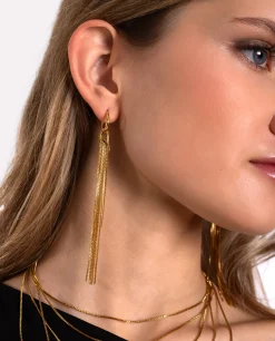 PENDIENTES DANCE ALL NIGHT · ACERO BAÑO ORO