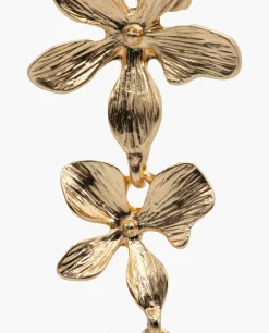 PENDIENTES DANGLE BLOOM · BAÑO ORO