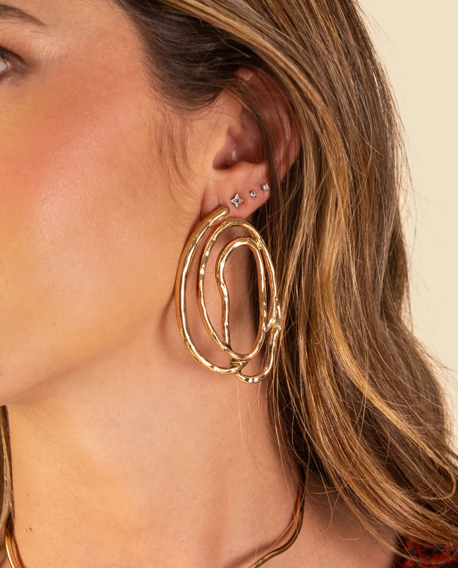 PENDIENTES FORTUNE · DORADO