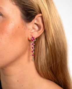 PENDIENTES SHINY BERRIES · BAÑO ORO