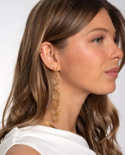 PENDIENTES TROOP · BAÑO ORO