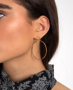 PENDIENTES WISH · BAÑO ORO