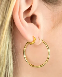 PIERCING ARO SHINE · PLATA BAÑO ORO