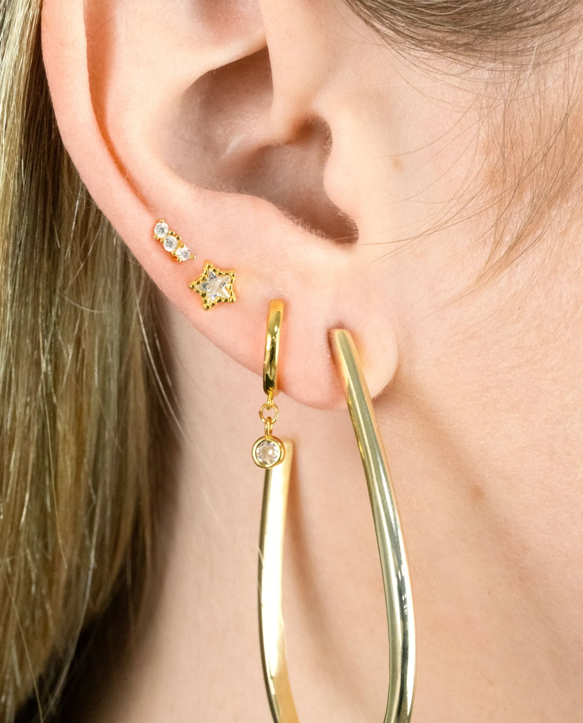 PIERCING ARO SPARK · PLATA BAÑO ORO